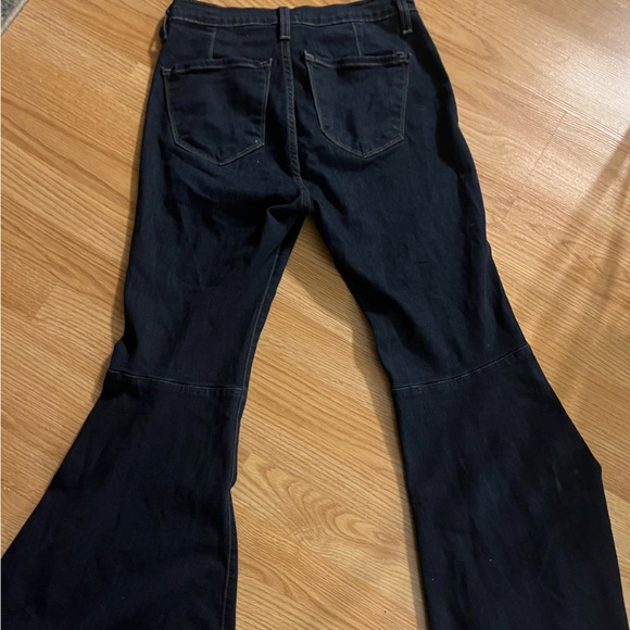 Judy Blue Super Flare Blue Denim. Unhemmed Size 7/28 - Picture 3 of 3